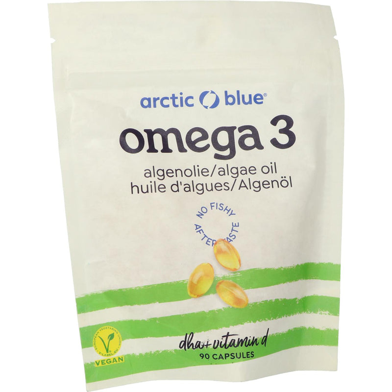 Arctic Blue Omega 3 Algenolie DHA + Vitamine D - 90 Capsules