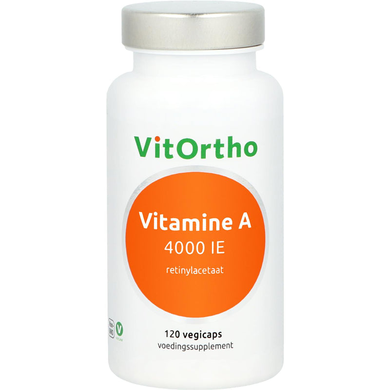 VitOrtho Vitamine A 4000 IE - 120 Vegetarische capsules