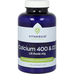 VitaKruid Calcium 400 & D3 - 90 kauwtabletten