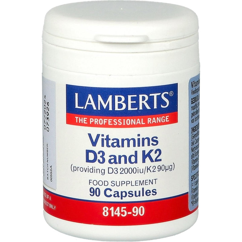 Lamberts Vitamine D3 2000 IE en K2 90 mcg