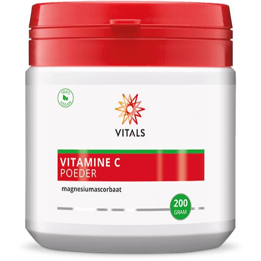 Vitals Vitamine C poeder (magnesiumascorbaat) - 200 Gram