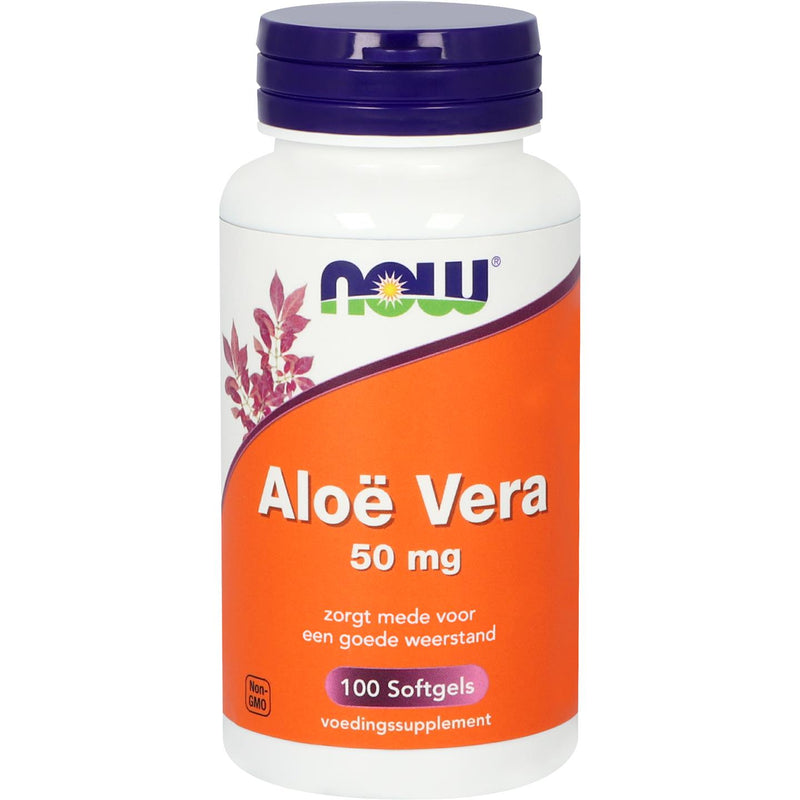 NOW Aloë Vera 50 mg - 100 Softgels