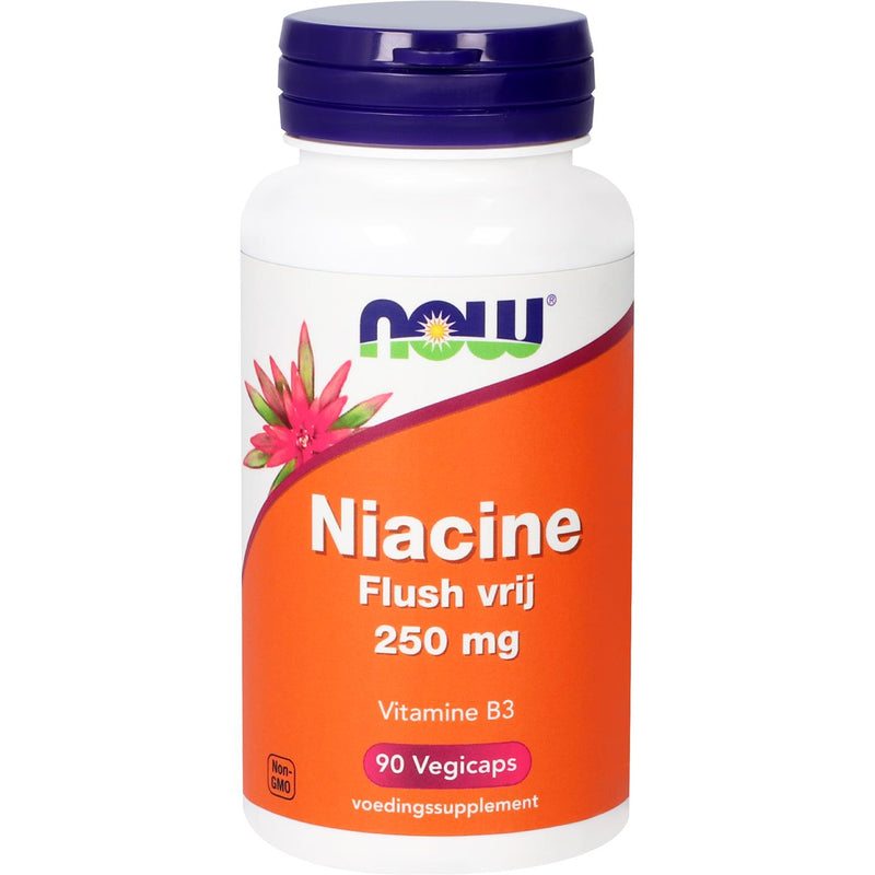 NOW Niacine Flush vrij 250 mg - 90 vcaps