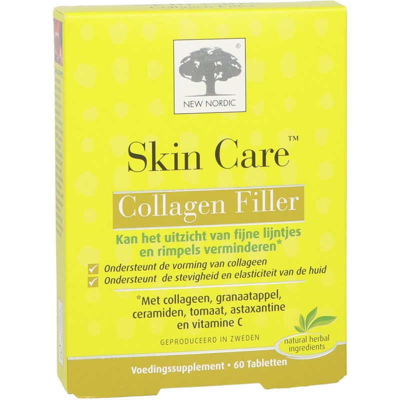 New Nordic Skin Care Collagen Filler - 60 Tabletten