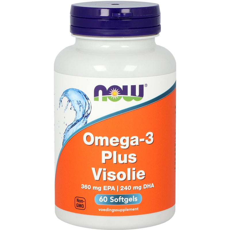 NOW Omega-3 Plus - 60 softgels