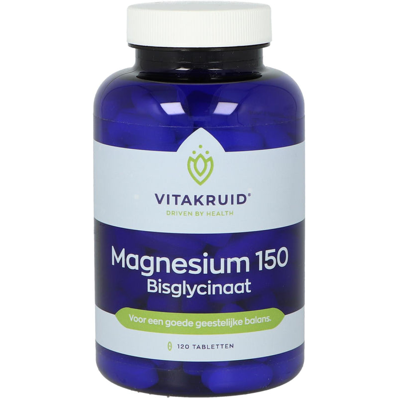 VitaKruid Magnesium 150 Bisglycinaat - 120 Tabletten