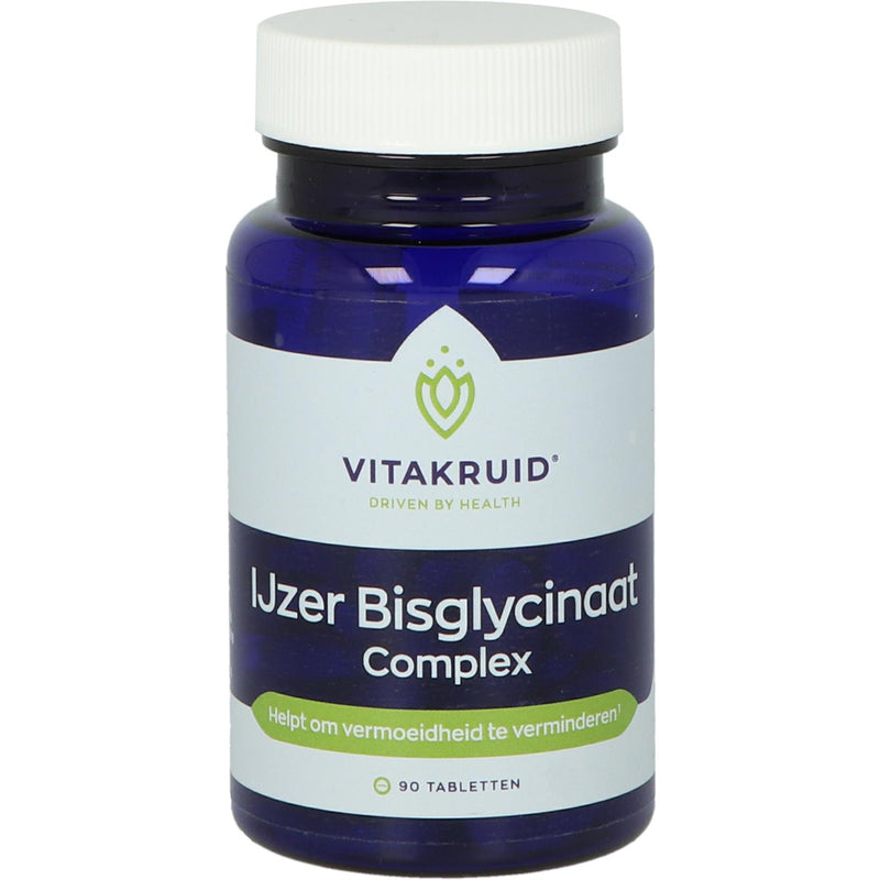 VitaKruid IJzer Bisglycinaat complex - 90 Tabletten