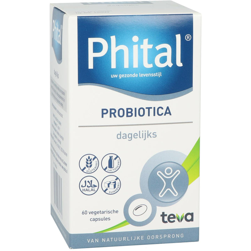 Phital Probiotica dagelijks - 60 Capsules