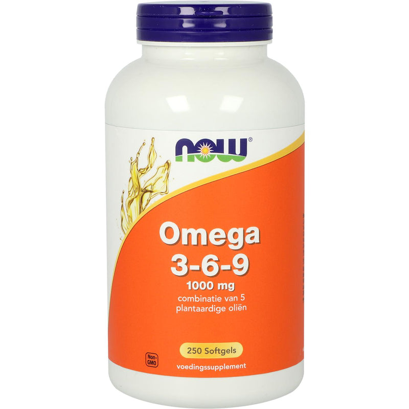 NOW Omega 3-6-9 1000 mg - 250 Softgels