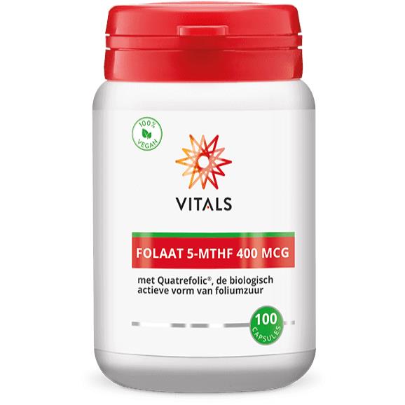 Vitals Folaat 5-MTHF 400 mcg - 100 capsules