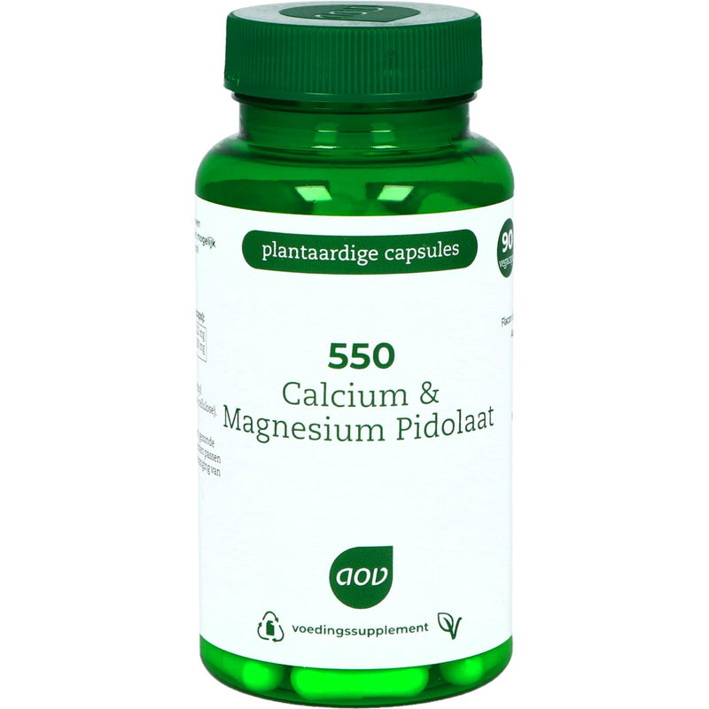 AOV 550 Calcium & Magnesium Pidolaat - 90 Vegetarische capsules