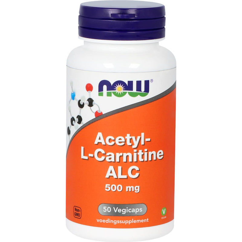NOW Acetyl-L-Carnitine 500 mg - 50 vcaps