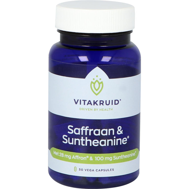 VitaKruid Saffraan & L-Theanine - 30 vcaps