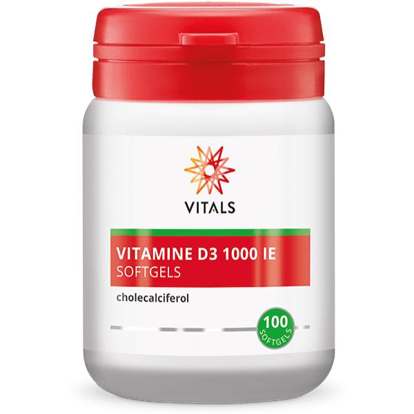 Vitals Vitamine D3 1000 IE - 100 Softgels
