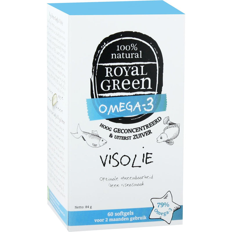 Royal Green Omega-3 Visolie - 60 softgels