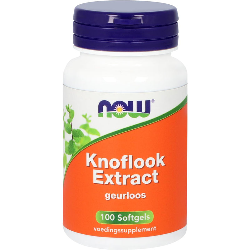 NOW  Knoflook extract - 100 softgels