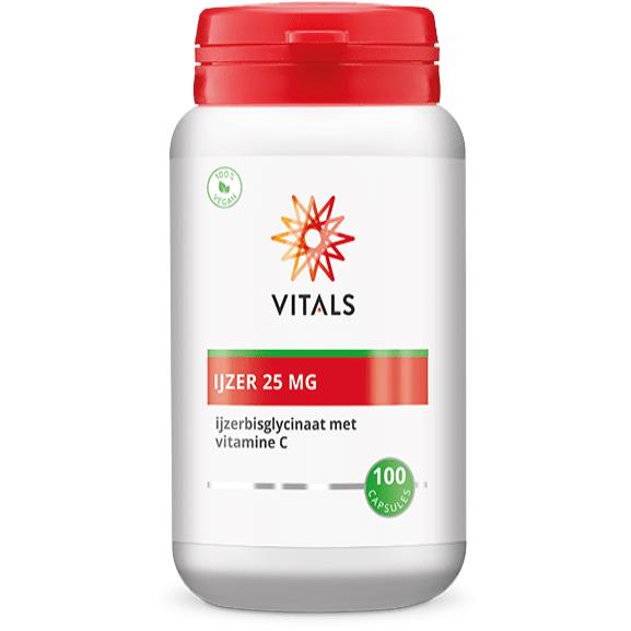 Vitals IJzer 25 mg - 100 Capsules