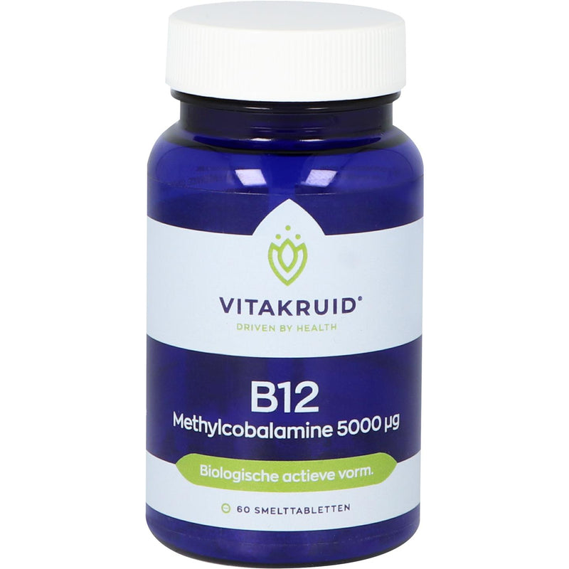 VitaKruid B12 Methylcobalamine 5000 mcg - 60 Tabletten