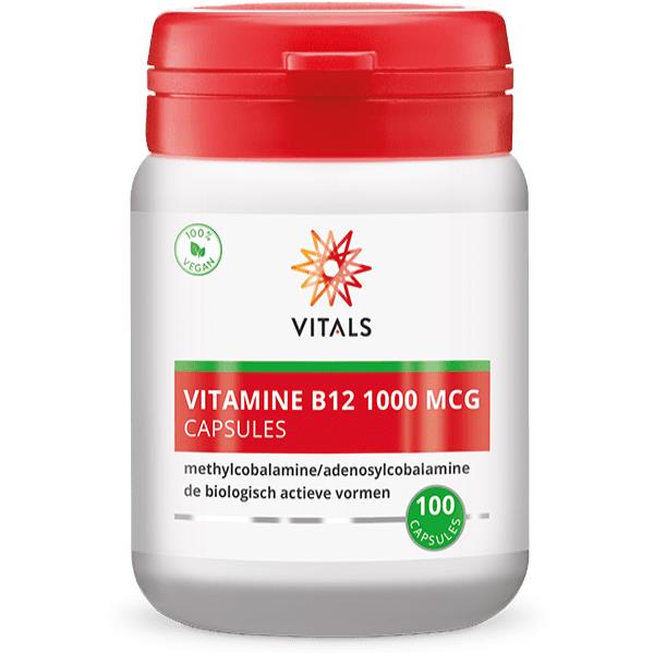 Vitals Vitamine B12 1000 mcg capsules - 100 Capsules
