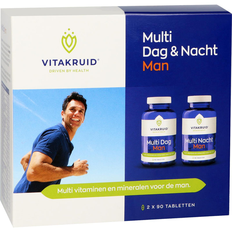 VitaKruid Multi Dag & Nacht Man - 180 Tabletten