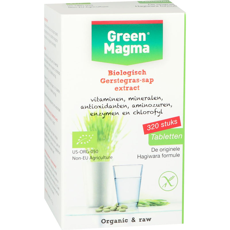 Green Magma Gerstegras-sap extract - 320 Tabletten