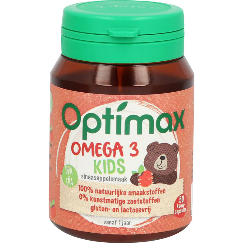 Optimax Omega 3 kids - 50 Kauwtabletten