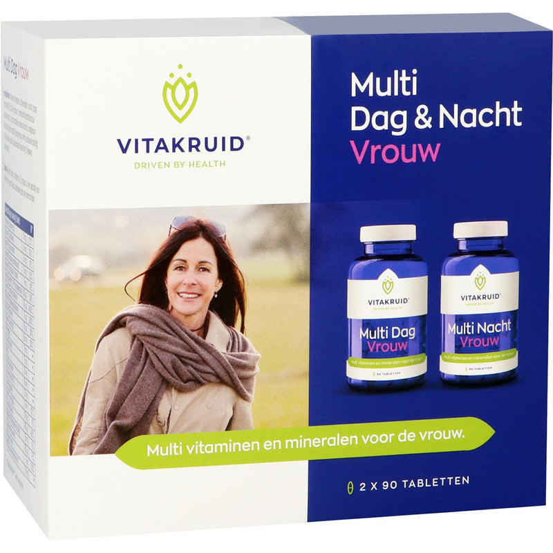 VitaKruid Multi Dag & Nacht Vrouw - 180 Tabletten
