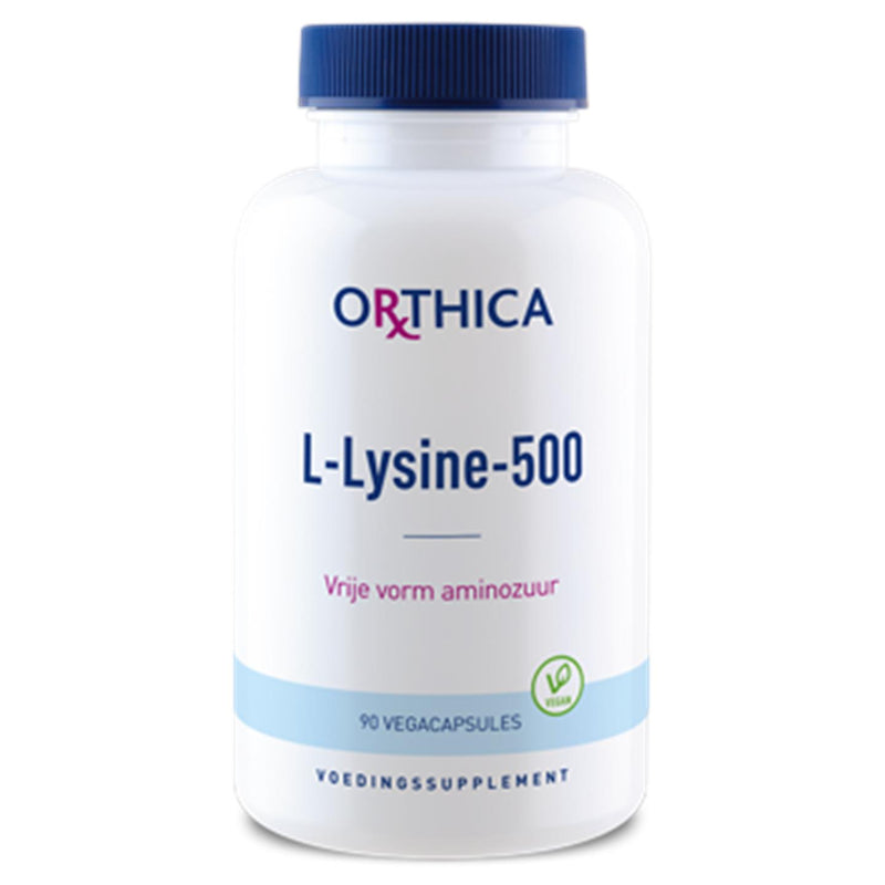 Orthica L-Lysine-500 - 90 Capsules