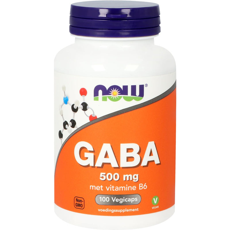 NOW  GABA 500 mg - 100 Vcaps
