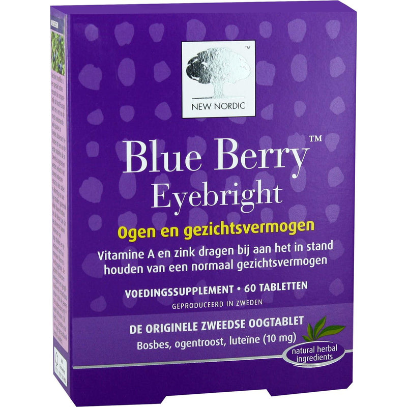New Nordic Blue Berry Eyebright - 60 tabletten