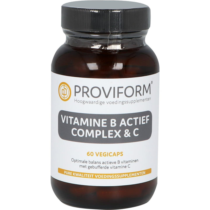 Proviform Vitamine B Actief complex & C - 60 Vegetarische capsules