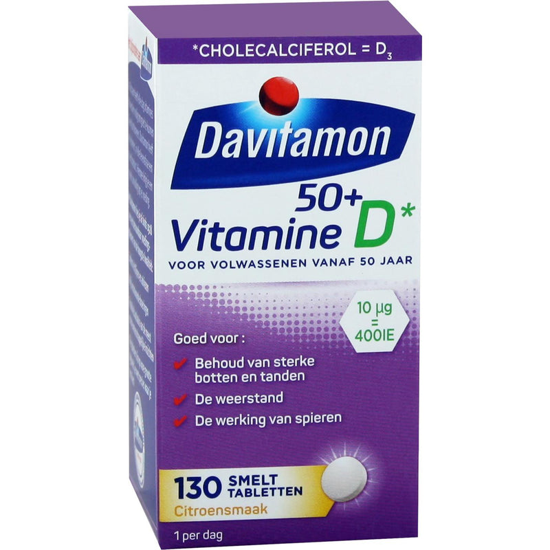 Davitamon 50+ Vitamine D - 130 Tabletten