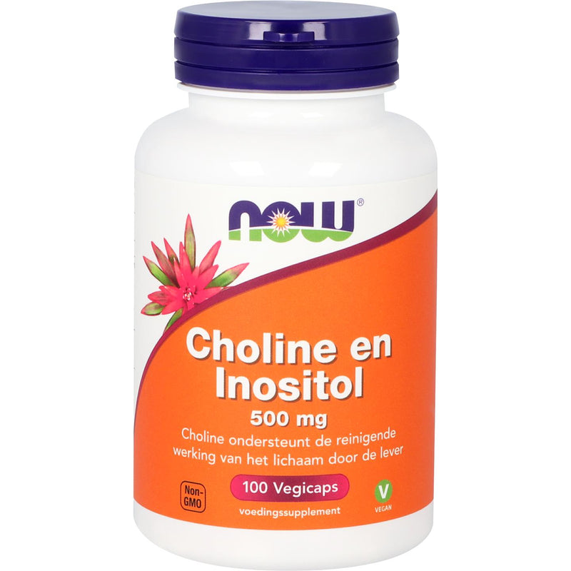 NOW  Choline en Inositol - 100 vcaps