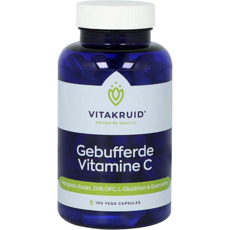 VitaKruid Gebufferde Vitamine C - 100 Vegetarische capsules