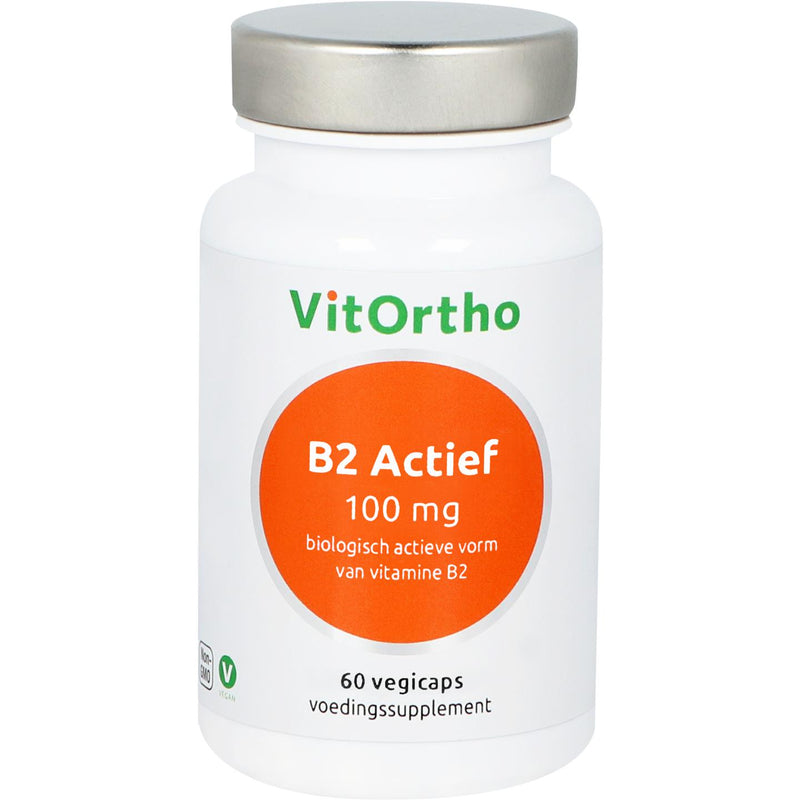 VitOrtho B2 Actief 100 mg - 60 Vegetarische capsules