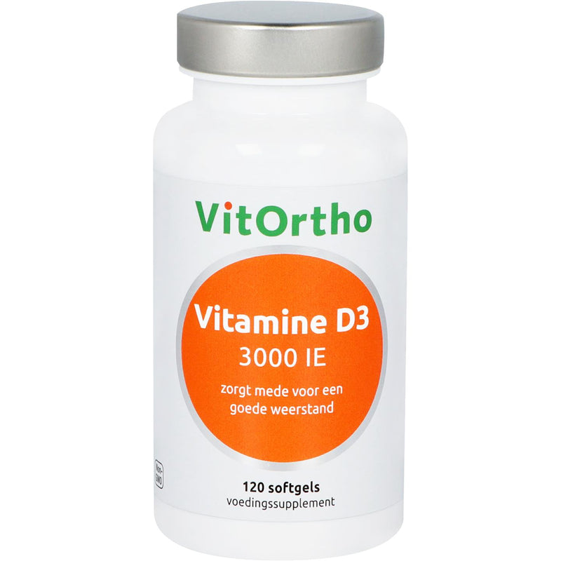 VitOrtho Vitamine D3 3000 IE - 120 Softgels