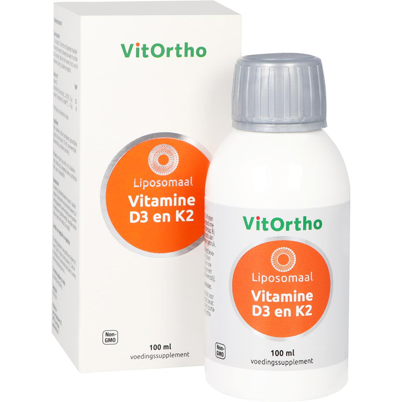 VitOrtho Vitamine D3 en K2 Liposomaal - 100 Milliliter