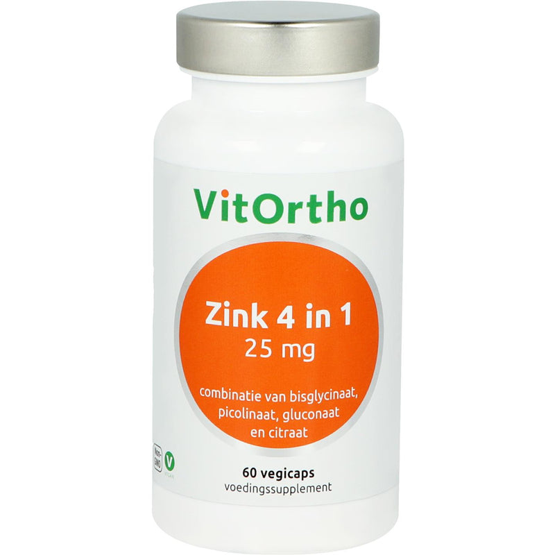 VitOrtho Zink 4 in 1 - 60 Vegetarische capsules