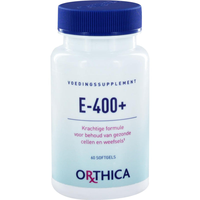 Orthica E-400 + - 60 Softgels
