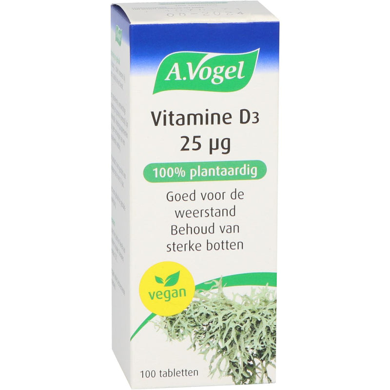 A.Vogel Vitamine D3 25 mcg - 100 Tabletten