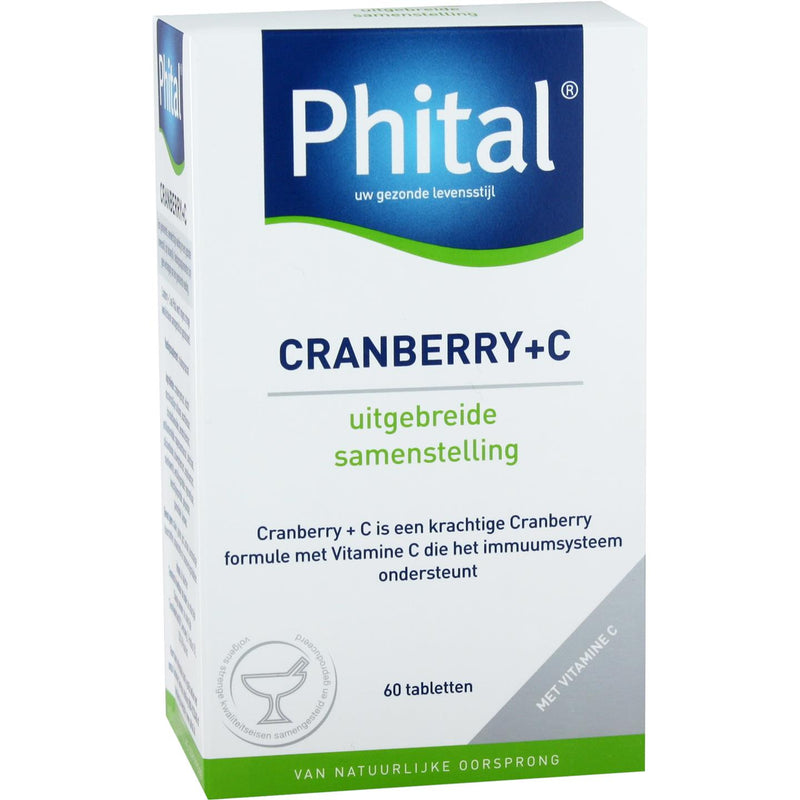 Phital Cranberry + C - 60 tabletten