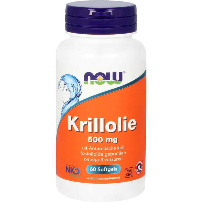 NOW  Krillolie 500 mg - 60 softgels