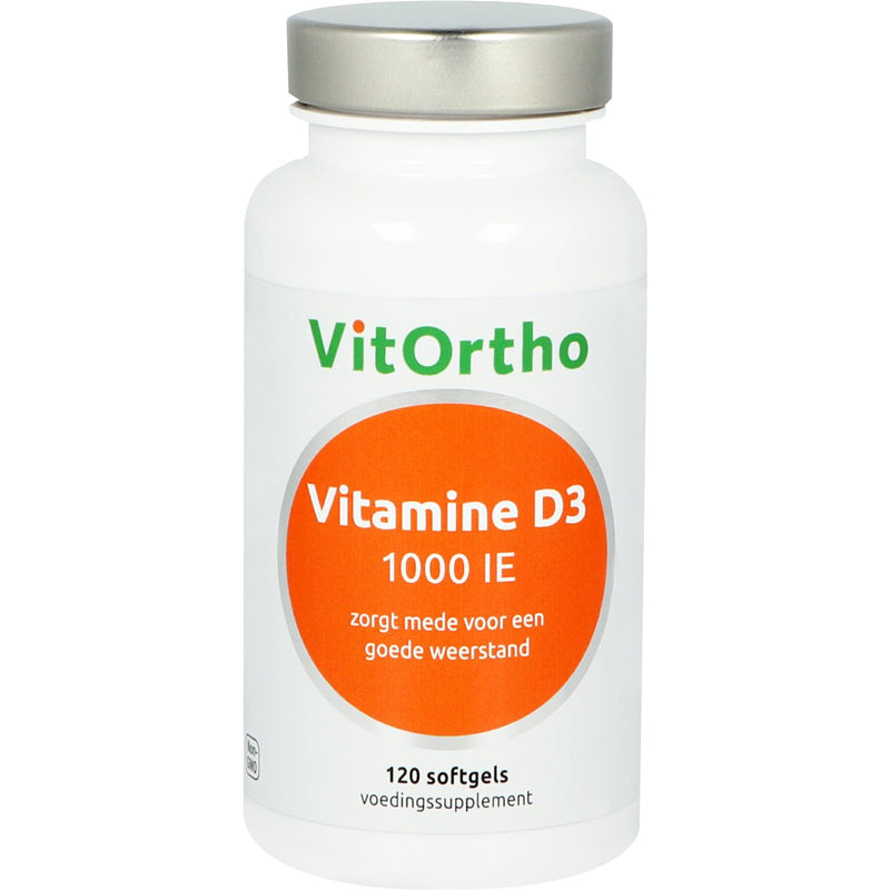 VitOrtho Vitamine D3 1000 IE - 120 Softgels
