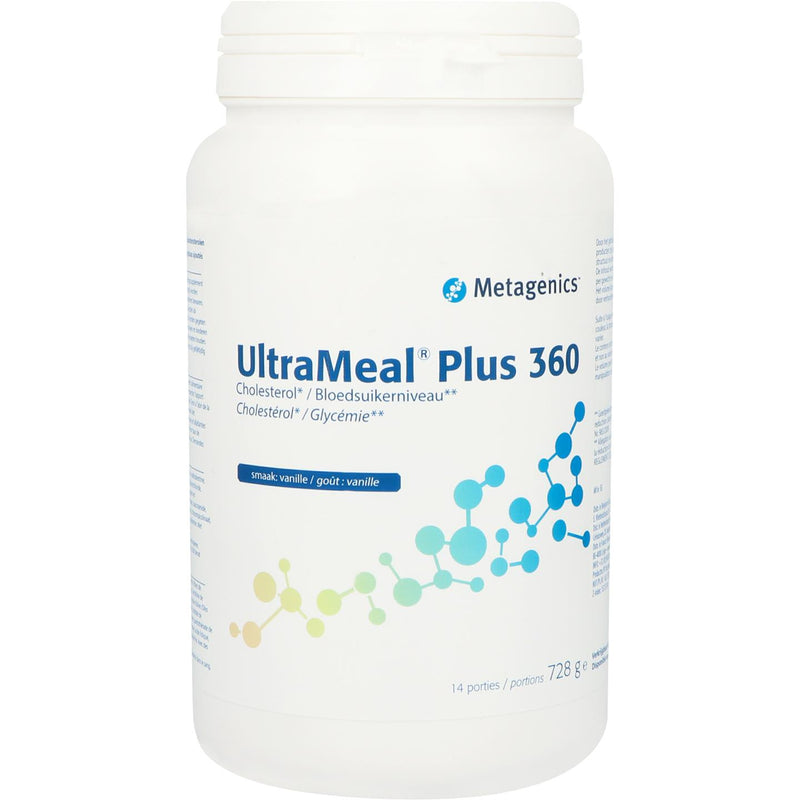 Metagenics UltraMeal Plus 360 Vanille - 728 gram