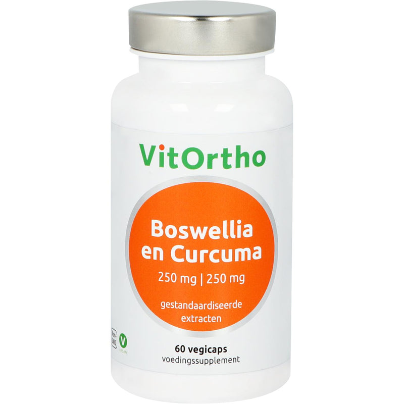 VitOrtho Boswellia 250 mg en Curcuma 250 mg - 60 vcaps