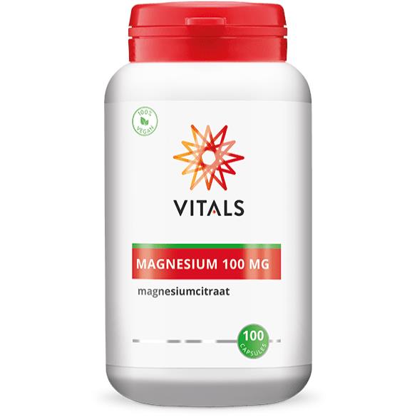 Vitals Magnesiumcitraat 100 mg - 100 Capsules