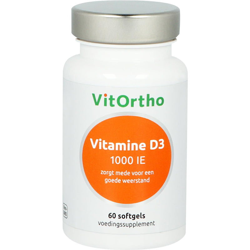 VitOrtho Vitamine D3 1000 IE - 60 Softgels