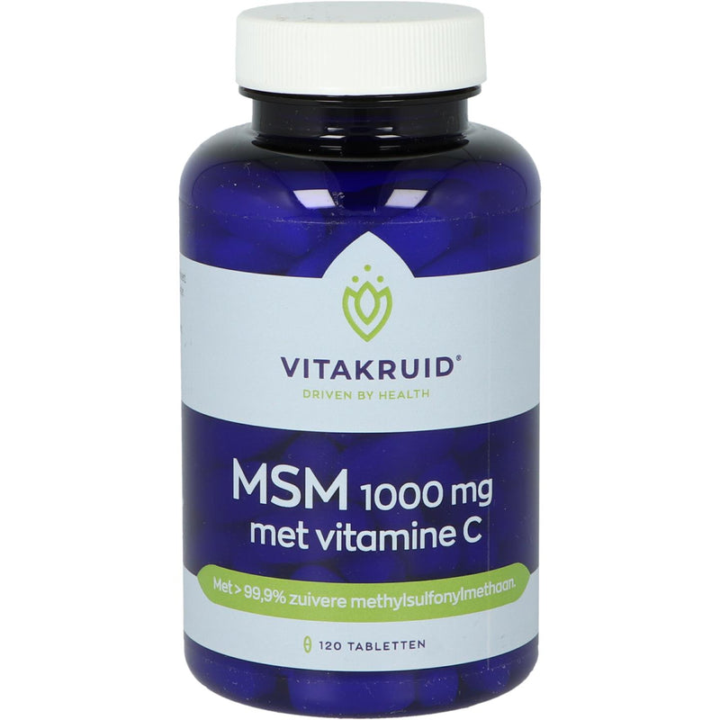 VitaKruid MSM 1000 mg met vitamine C - 120 Tabletten