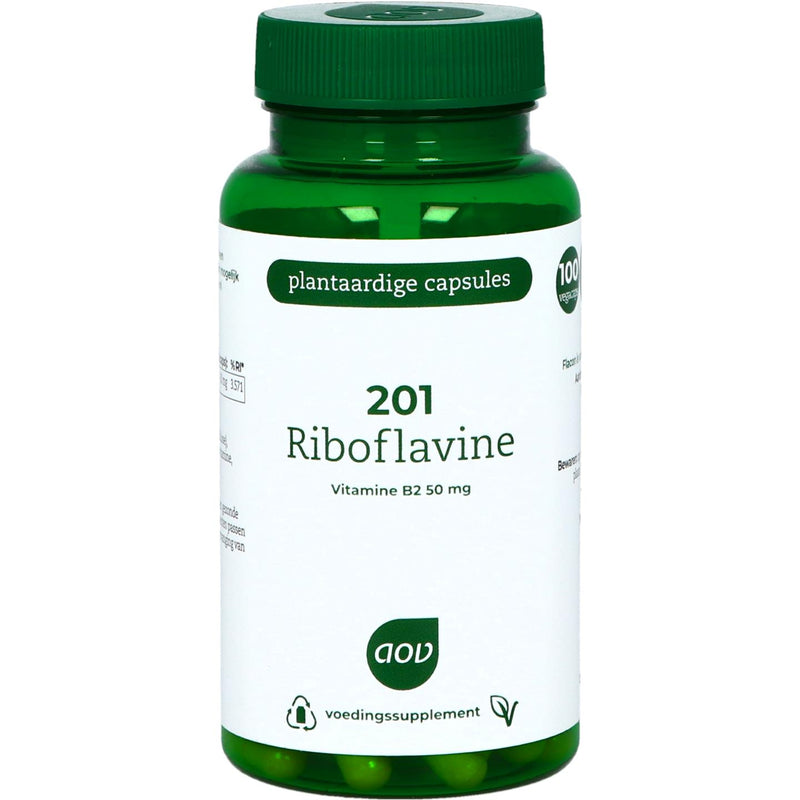 AOV 201 Riboflavine - 100 Vegetarische capsules