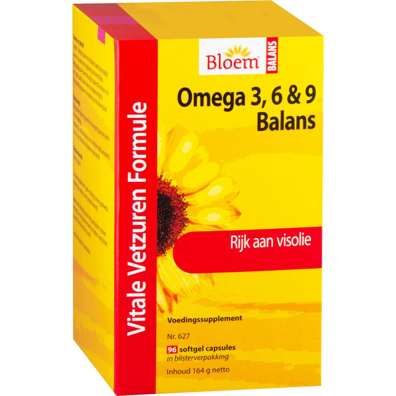 Bloem Omega 3, 6 & 9 Balans - 96 softgels